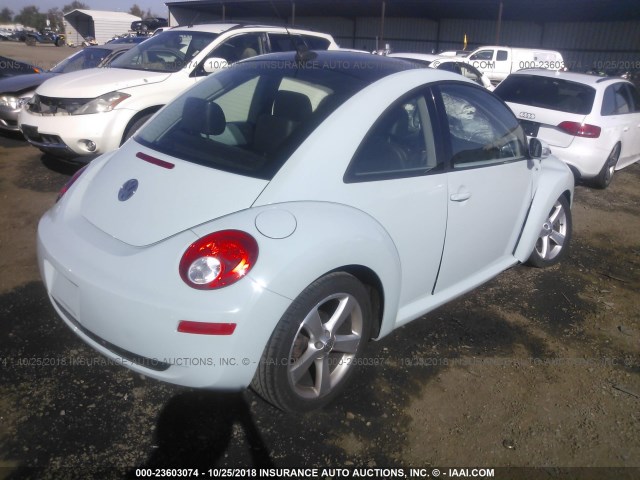 3VWRG3AG0AM029851 - 2010 VOLKSWAGEN NEW BEETLE Light Blue photo 4