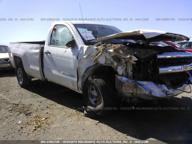 1GCNCNEC2JZ906113 - 2018 CHEVROLET SILVERADO C1500/C1500  LS WHITE photo 1