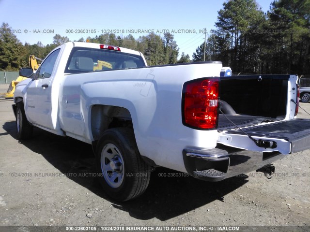 1GCNCNEC2JZ906113 - 2018 CHEVROLET SILVERADO C1500/C1500  LS WHITE photo 3