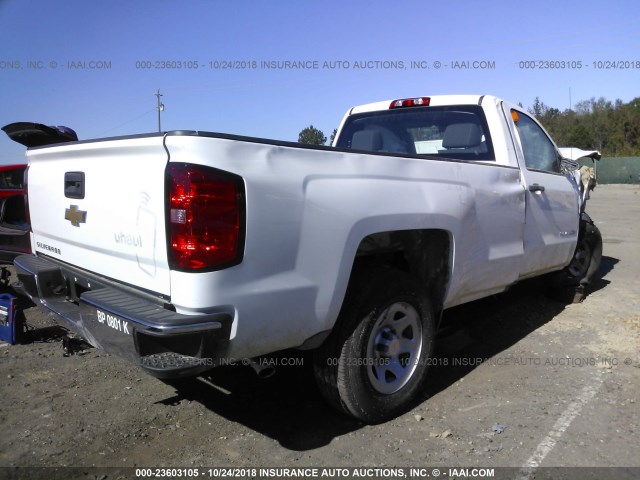 1GCNCNEC2JZ906113 - 2018 CHEVROLET SILVERADO C1500/C1500  LS WHITE photo 4