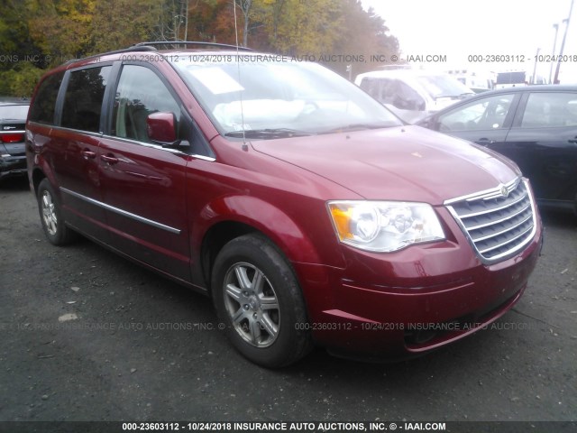 2A4RR5D1XAR149482 - 2010 CHRYSLER TOWN & COUNTRY TOURING RED photo 1