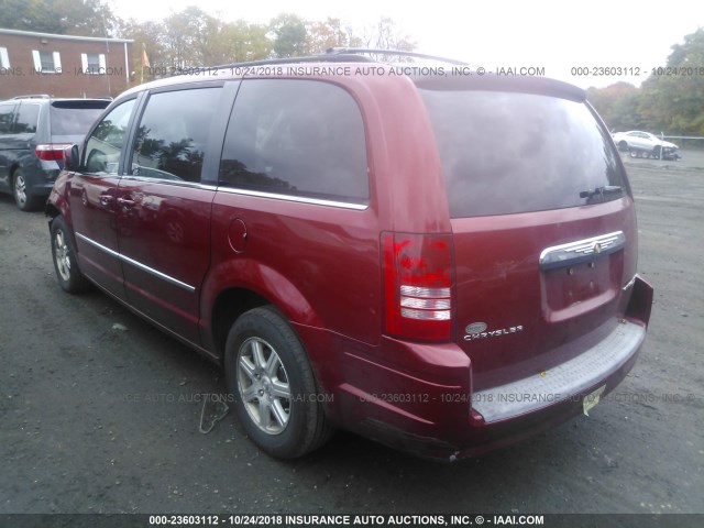 2A4RR5D1XAR149482 - 2010 CHRYSLER TOWN & COUNTRY TOURING RED photo 3