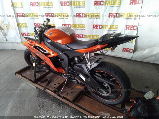 JYARJ16EX9A013306 - 2009 YAMAHA YZFR6 ORANGE photo 3