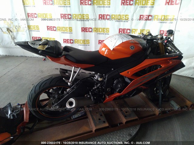 JYARJ16EX9A013306 - 2009 YAMAHA YZFR6 ORANGE photo 4