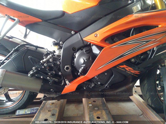 JYARJ16EX9A013306 - 2009 YAMAHA YZFR6 ORANGE photo 8