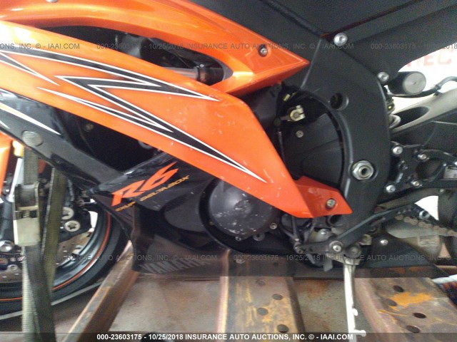 JYARJ16EX9A013306 - 2009 YAMAHA YZFR6 ORANGE photo 9