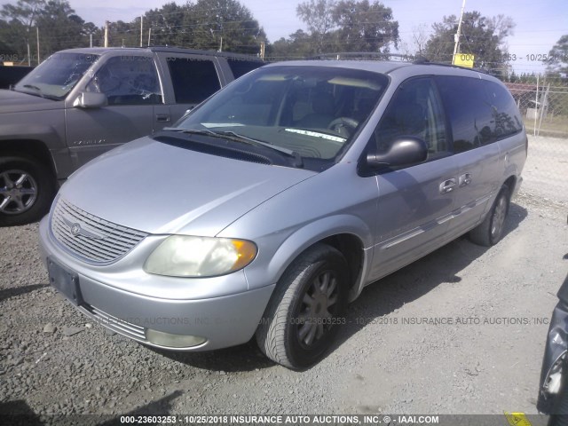 2C4GP54L81R305247 - 2001 CHRYSLER TOWN & COUNTRY LXI SILVER photo 2