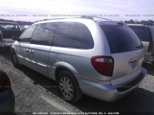 2C4GP54L81R305247 - 2001 CHRYSLER TOWN & COUNTRY LXI SILVER photo 3