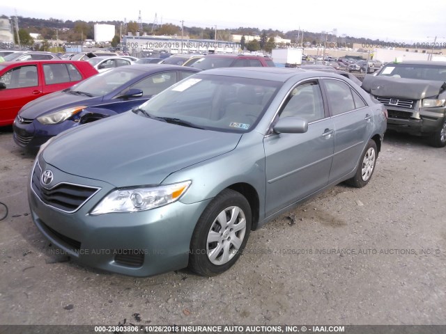 4T1BF3EK5AU551551 - 2010 TOYOTA CAMRY SE/LE/XLE 绿色 照片 2
