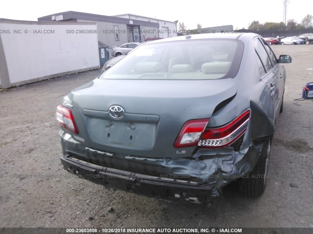4T1BF3EK5AU551551 - 2010 TOYOTA CAMRY SE/LE/XLE 绿色 照片 6