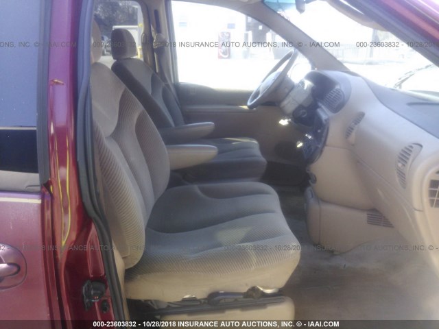 1B4GP54L2TB325332 - 1996 DODGE GRAND CARAVAN LE/ES MAROON photo 5