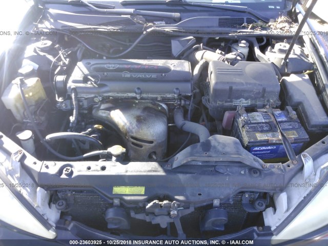 4T1BE32K84U340856 - 2004 TOYOTA CAMRY LE/XLE/SE BLACK photo 10