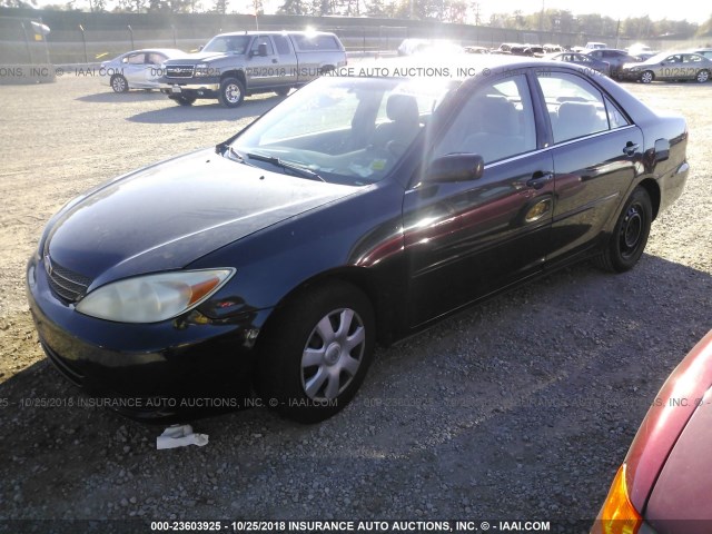 4T1BE32K84U340856 - 2004 TOYOTA CAMRY LE/XLE/SE BLACK photo 2