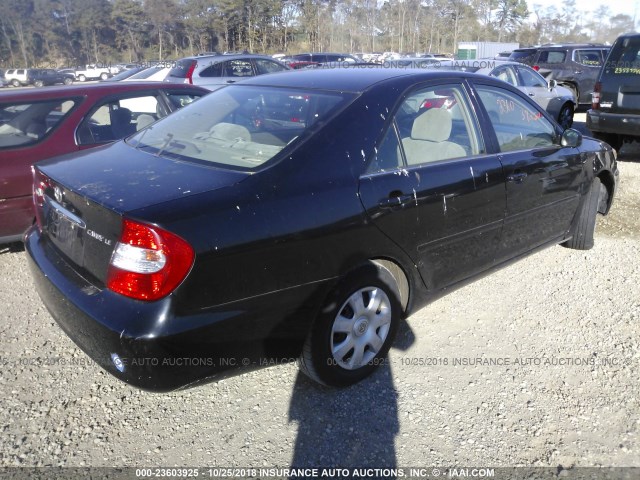 4T1BE32K84U340856 - 2004 TOYOTA CAMRY LE/XLE/SE BLACK photo 4