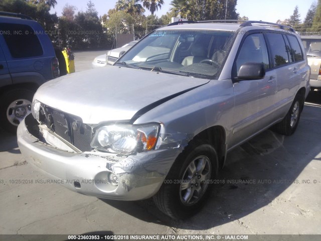 JTEEP21A770217961 - 2007 TOYOTA HIGHLANDER SPORT/LIMITED SILVER photo 2