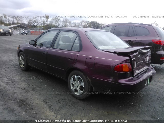 2T1BR18E6WC081492 - 1998 TOYOTA COROLLA VE/CE/LE MAROON photo 3