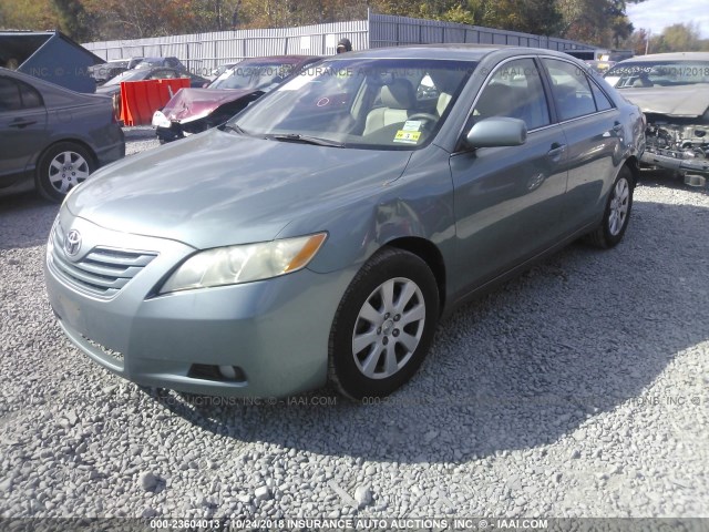 4T1BE46K57U661760 - 2007 TOYOTA CAMRY NEW GENERAT CE/LE/XLE/SE GREEN photo 2