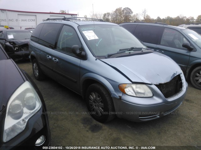 1C4GP45R85B380001 - 2005 CHRYSLER TOWN & COUNTRY  BLUE photo 1