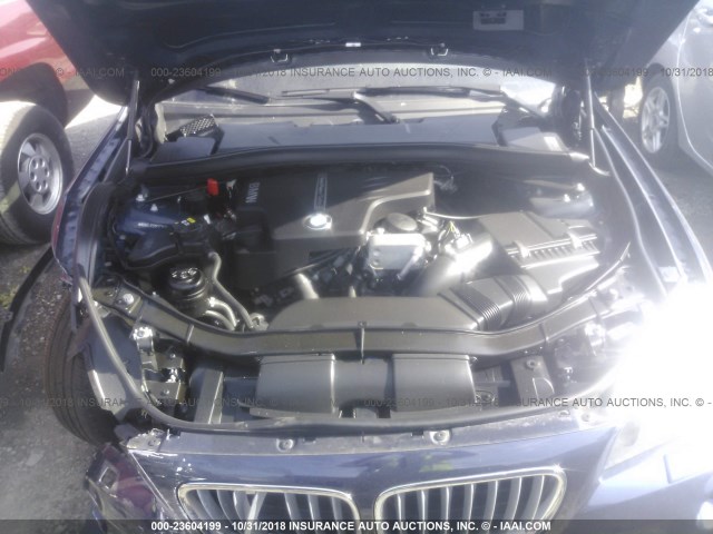WBAVL1C50FVY38354 - 2015 BMW X1 XDRIVE28I BLUE photo 10