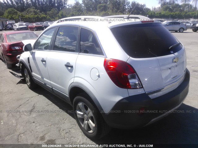 3GNAL2EK0DS557689 - 2013 CHEVROLET CAPTIVA LS 白色 照片 3