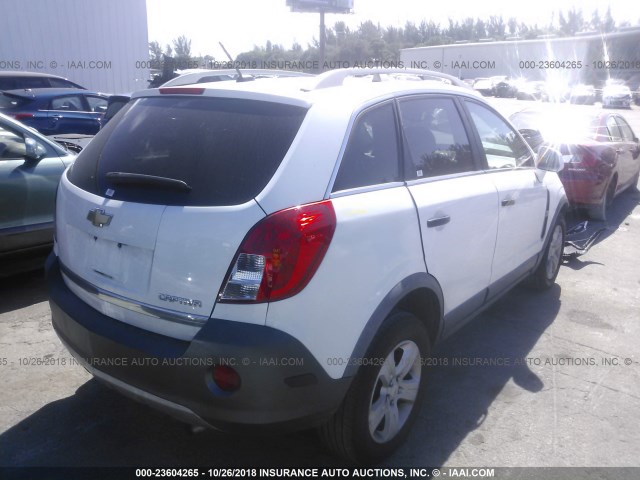 3GNAL2EK0DS557689 - 2013 CHEVROLET CAPTIVA LS 白色 照片 4