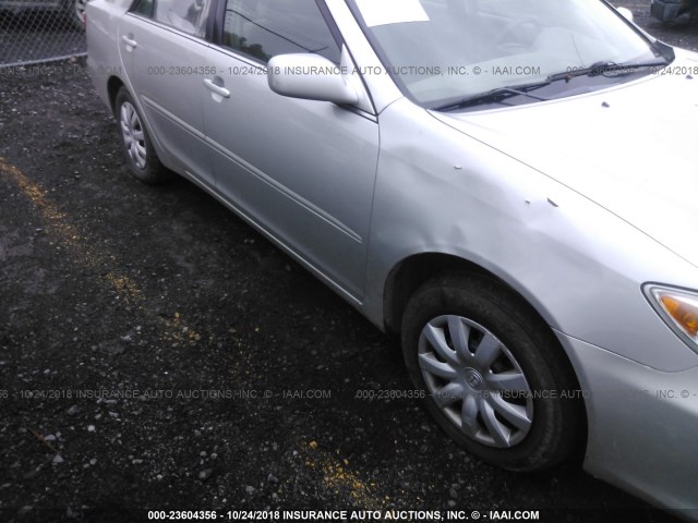 4T1BE32K85U054605 - 2005 TOYOTA CAMRY LE/XLE/SE SILVER photo 6