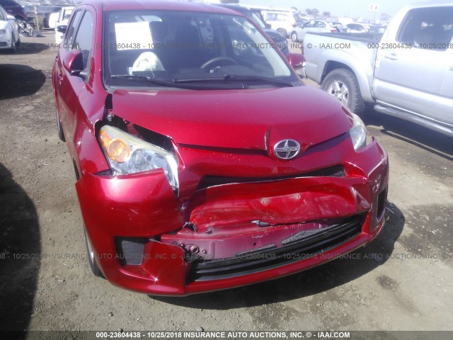 JTKKU104X9J039880 - 2009 TOYOTA SCION XD RED photo 6