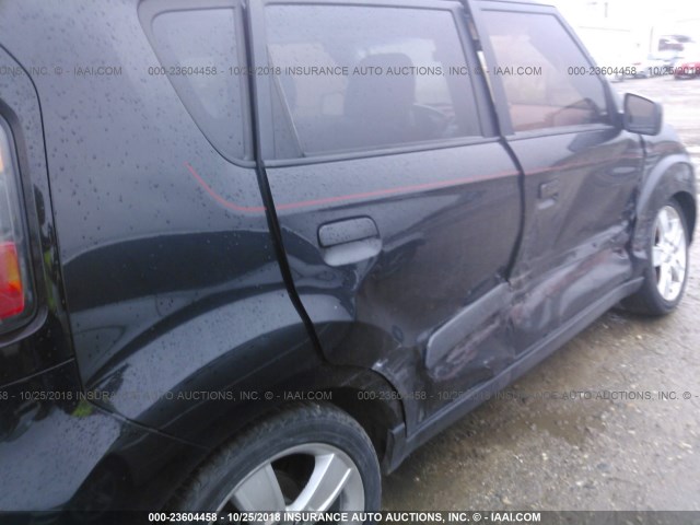 KNDJT2A29A7182491 - 2010 KIA SOUL +/!/SPORT BLACK photo 6
