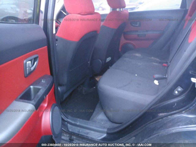 KNDJT2A29A7182491 - 2010 KIA SOUL +/!/SPORT BLACK photo 8