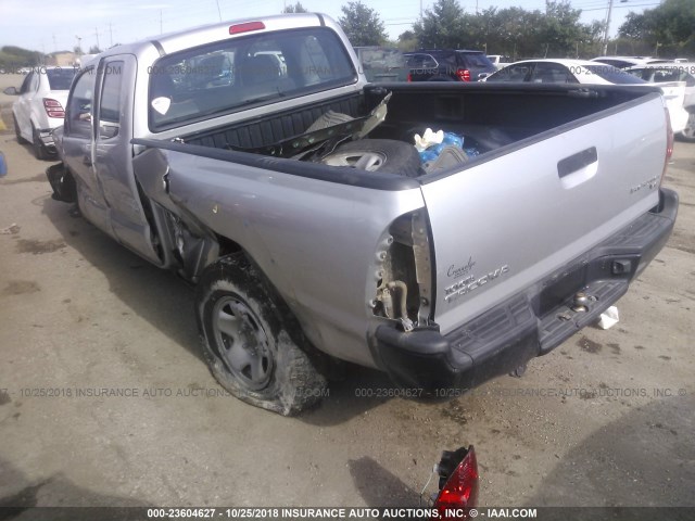 5TETU62N58Z532613 - 2008 TOYOTA TACOMA PRERUNNER ACCESS CAB GRAY photo 3