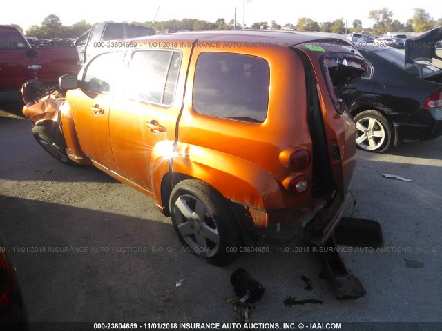 3GNDA13D58S639344 - 2008 CHEVROLET HHR LS Naranja foto 3