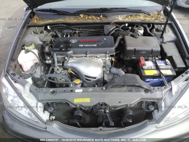 4T1BE32K74U937951 - 2004 TOYOTA CAMRY LE/XLE/SE GRAY photo 10