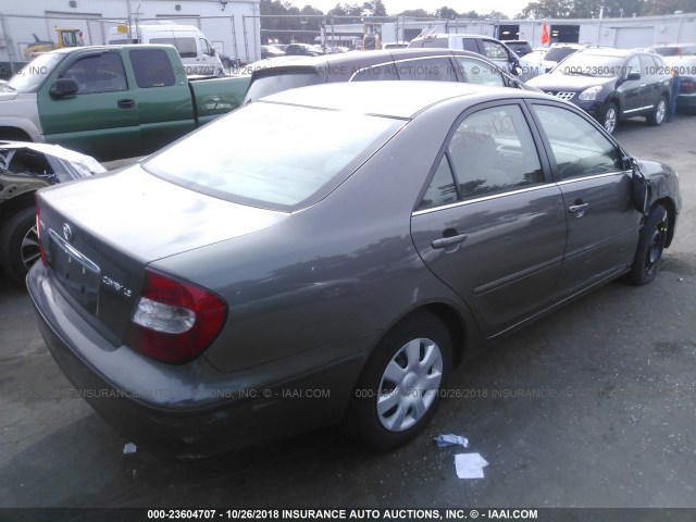 4T1BE32K74U937951 - 2004 TOYOTA CAMRY LE/XLE/SE GRAY photo 4