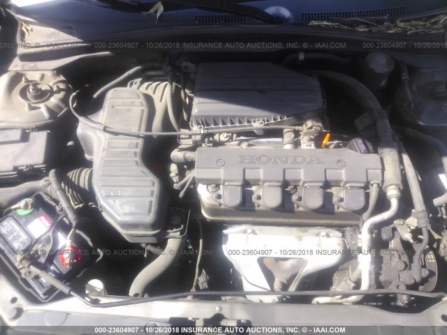 1HGES16335L009838 - 2005 HONDA CIVIC DX VP Boz foto 10