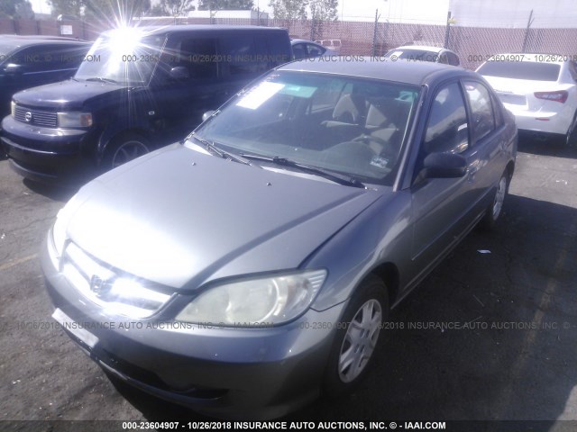 1HGES16335L009838 - 2005 HONDA CIVIC DX VP Boz foto 2