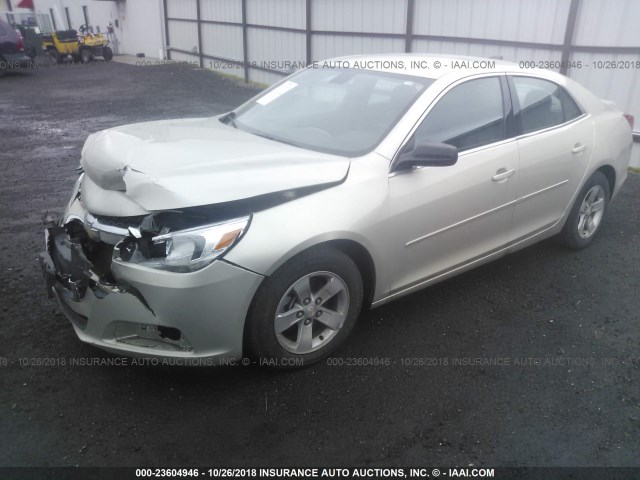 1G11A5SL5FF261662 - 2015 CHEVROLET MALIBU LS 米色 照片 2