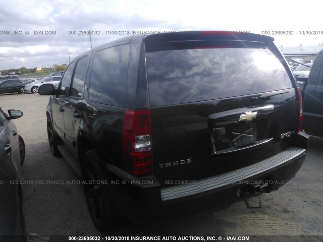 1GNFC13528R176237 - 2008 CHEVROLET TAHOE C1500 HYBRID BLACK photo 3