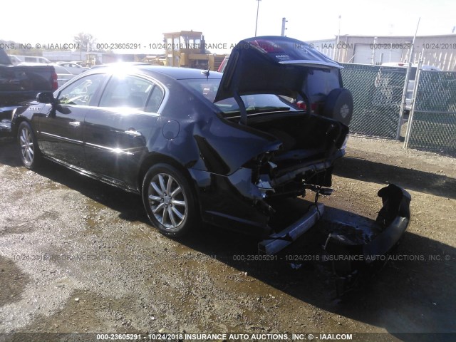 1G4HE57Y96U215371 - 2006 BUICK LUCERNE CXS BLACK photo 3