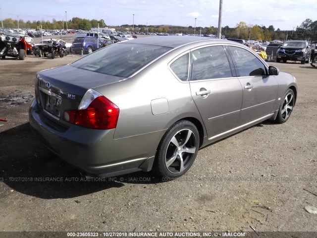 JNKAY01E17M304737 - 2007 INFINITI M35 SPORT GOLD photo 4