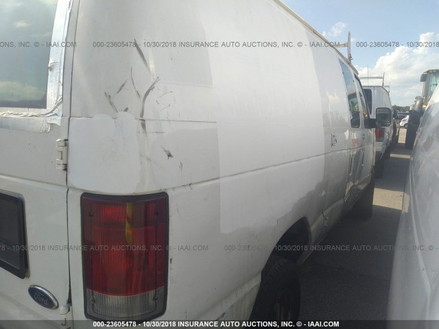 1FTNE24W66DB37818 - 2006 FORD ECONOLINE E250 VAN WHITE photo 6