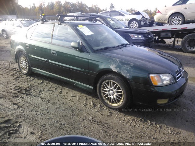 4S3BE6563Y7207608 - 2000 SUBARU LEGACY GT LIMITED GREEN photo 1