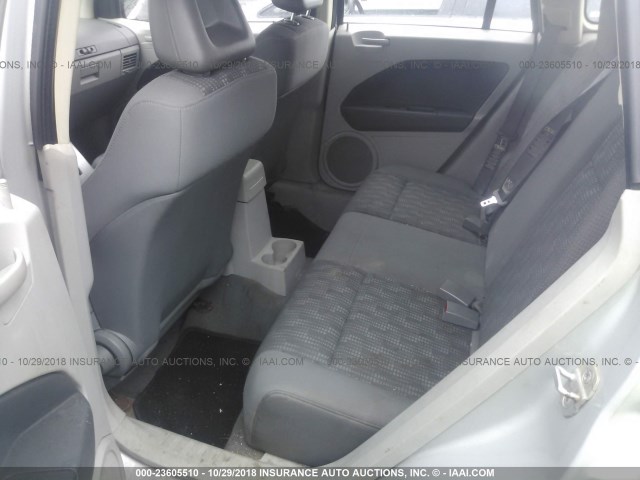 1B3JB28B17D503945 - 2007 DODGE CALIBER SILVER photo 8