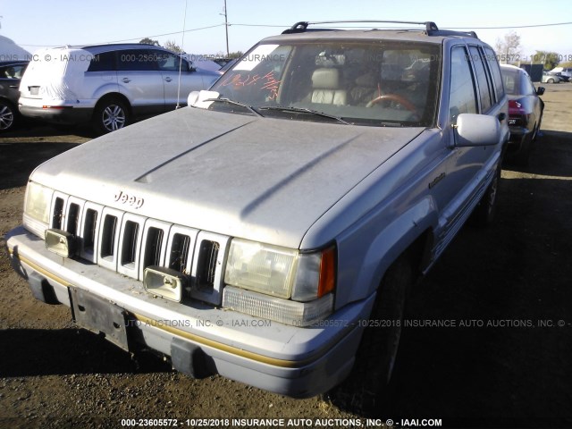 1J4GZ78Y8SC699669 - 1995 JEEP GRAND CHEROKEE LIMITED/ORVIS GRAY photo 2