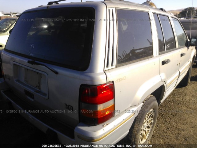 1J4GZ78Y8SC699669 - 1995 JEEP GRAND CHEROKEE LIMITED/ORVIS GRAY photo 4