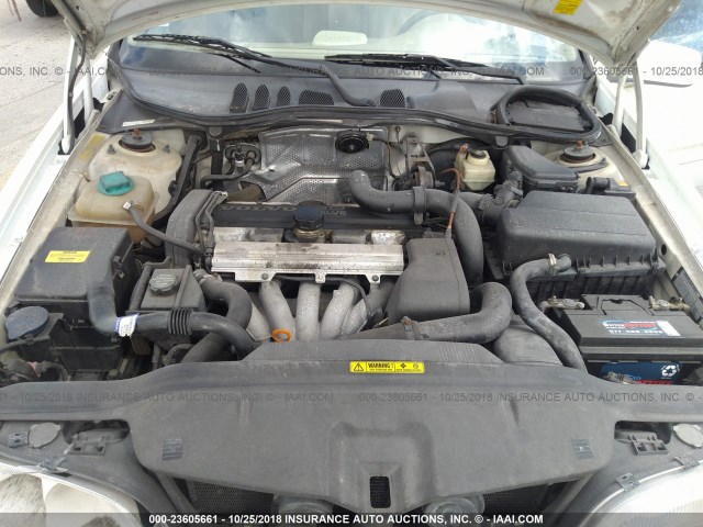 YV1LS5374W1545886 - 1998 VOLVO S70 T5 TURBO WHITE photo 10