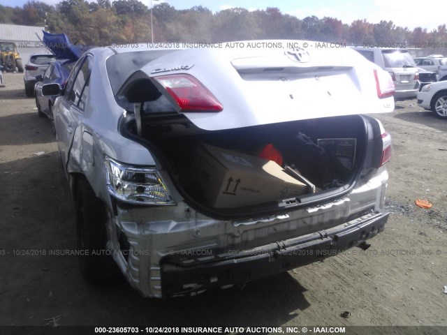 4T1BE46KX8U790823 - 2008 TOYOTA CAMRY CE/LE/XLE/SE SILVER photo 6