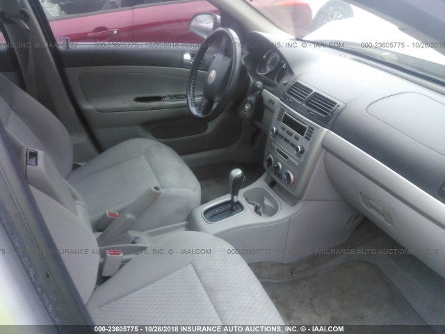 1G1AM55B667634809 - 2006 CHEVROLET COBALT SS SILVER photo 5