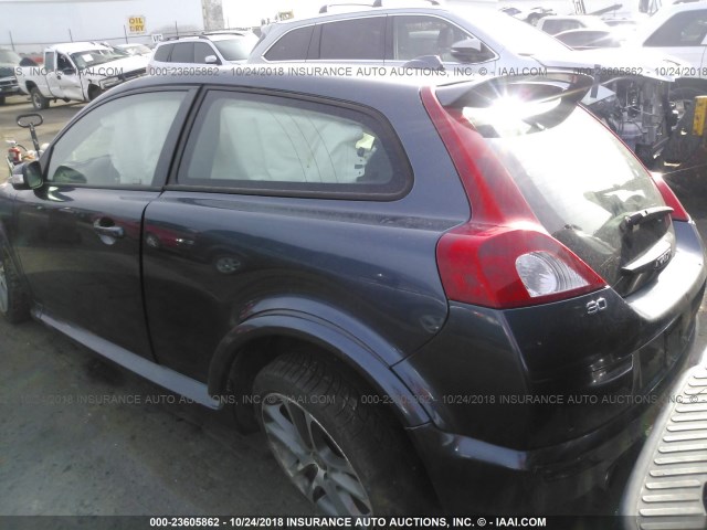 YV1MK672682051373 - 2008 VOLVO C30 T5 BLUE photo 3