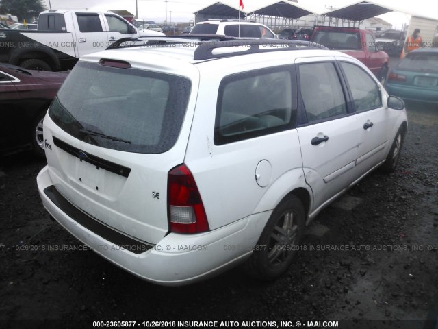 1FAFP36391W279820 - 2001 FORD FOCUS SE/SE COMFORT WHITE photo 4