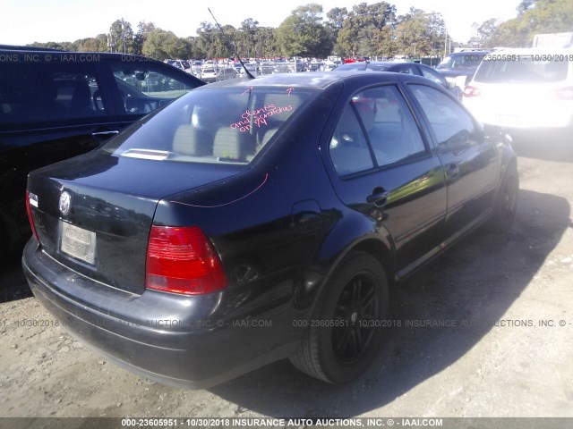 3VWRA29M0YM160391 - 2000 VOLKSWAGEN JETTA GL BLACK photo 4